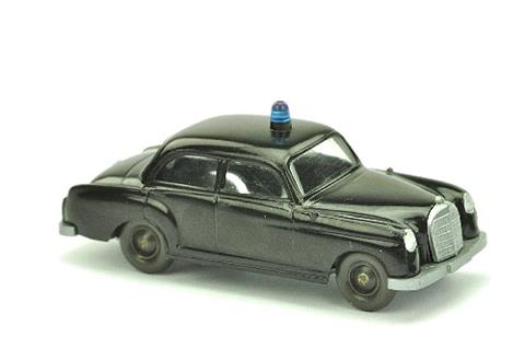 Polizeiwagen MB 180, schwarz (mit Sockel)