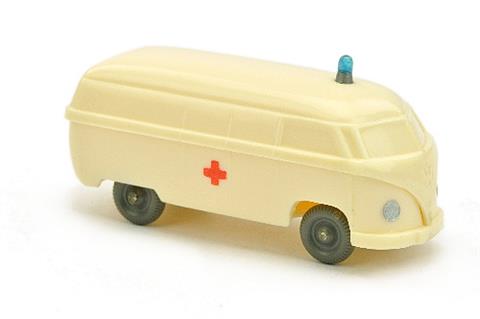 Krankenwagen VW Kasten, cremeweiß