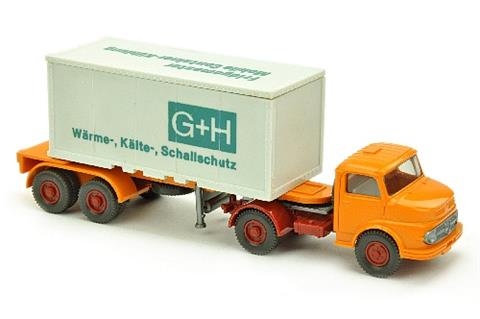 G+H (Grenco) - Container-Sattelzug MB 1413