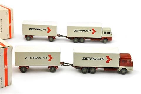 Konvolut 2 Koffer-LKW "Zeitfracht"