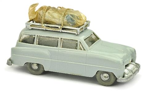 V 67- Opel Caravan (1954) mit Gepäck, silbergr.