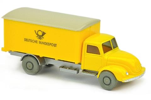 Postwagen Magirus Bundespost, gelb/silbern
