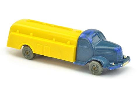 Tankwagen Dodge, azurblau lackiert/gelb