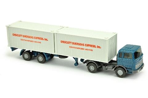 Endicott/1A - 2x 20ft-Container-Sattelzug