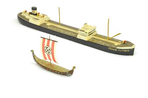 Konvolut 2 Zivilschiffe (Vorkrieg)