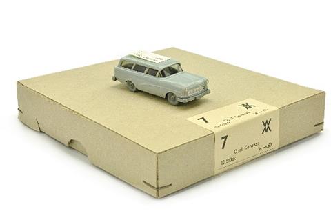 Händlerkarton mit 1x Opel Rekord P1 Caravan