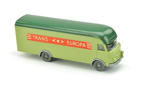 Koffer-LKW MB 312 Trans Europa, lindgrün
