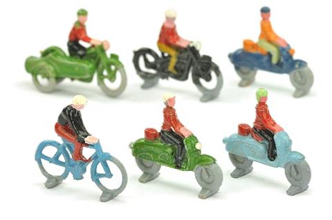 Lego - Konvolut 6 Zweiräder (alte Versionen)