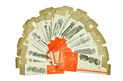 Konvolut 20 leere Originalkartons der 70er Jahre