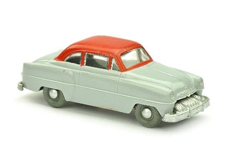 SIKU - (V7) Opel Rekord 1953, silbergrau/rot