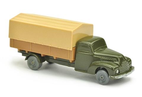 Ford Pritsche, olivgrün/ockerbraun (Verdeck beige)