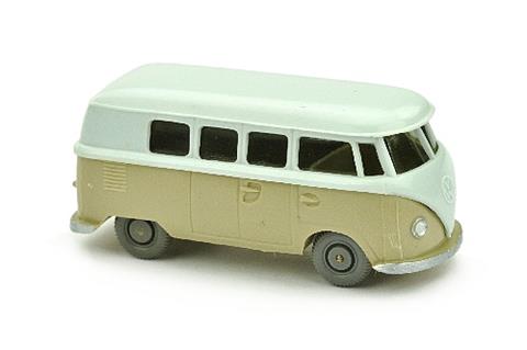 VW T1 Bus (alt), bläulichweiß/hellgelbgrau