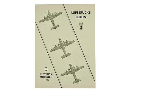 Preisliste zur Luftbrückenserie (1949)