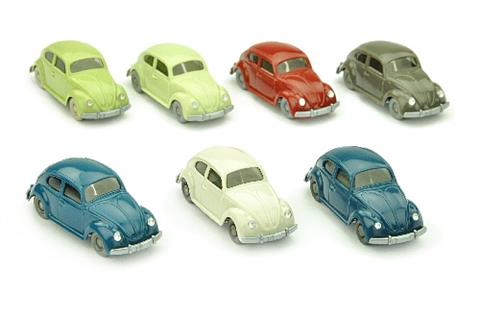 Konvolut 7 VW Käfer (Typ 5) der 60er Jahre