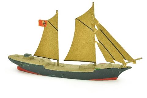 Segelschiff Zweimastgaffelschoner