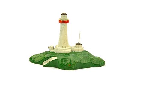 Leuchtturm mit Insel (Typ 2), weiß
