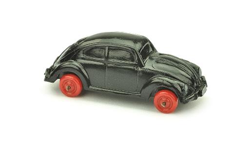 VW Käfer (Typ 1), schwarz (Räder rot)