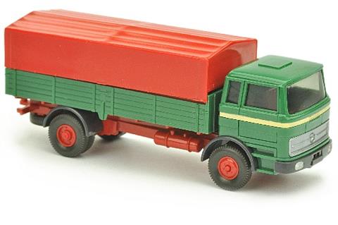 MB 1620 Pritschen-LKW, graugrün/rot