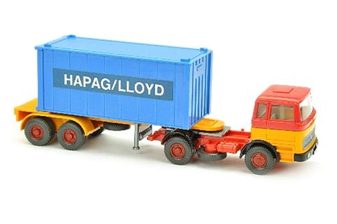 Hapag-Lloyd/3EB - MB 1620, rot/hellorangegelb