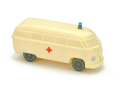 Krankenwagen VW Bus (Typ 4), cremeweiß