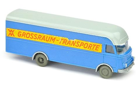 MB 312 Grossraum-Transporte, himmelblau