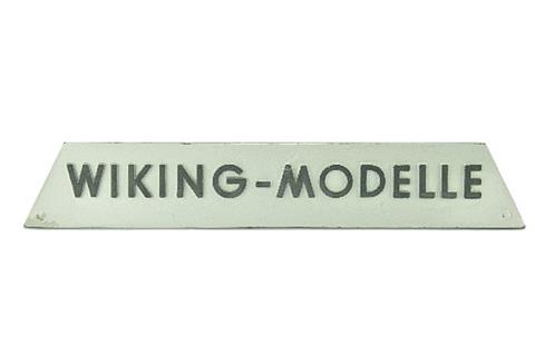 Kunststoffschild Wiking-Modelle