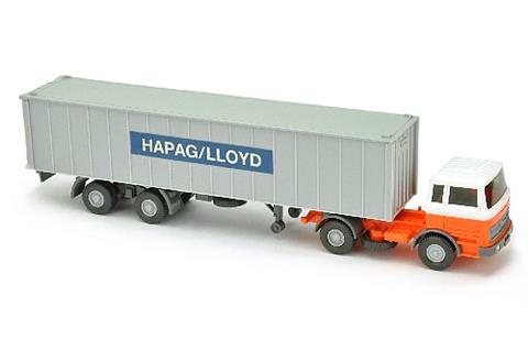 Hapag-Lloyd/2PC - MB 1620, weiß/h'-leuchtorange