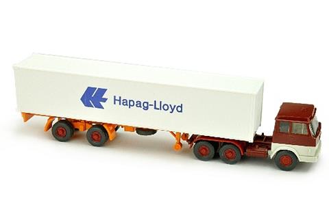 Hapag-Lloyd/7LP - Hanomag, rotbraun/grauweiß