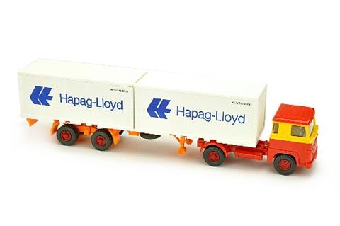 Hapag-Lloyd/11- - Scania 111, gelb/rot