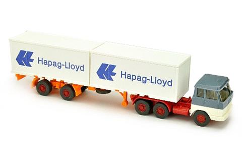Hapag-Lloyd/7EM - Hanomag, graublau/weiß