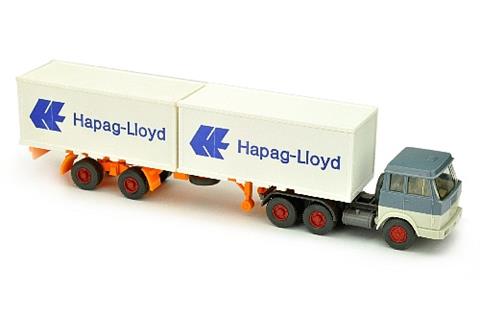 Hapag-Lloyd/7EP - Hanomag, graublau/grauweiß