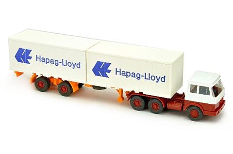 Hapag-Lloyd/7MB - Hanomag, weiß/weinrot