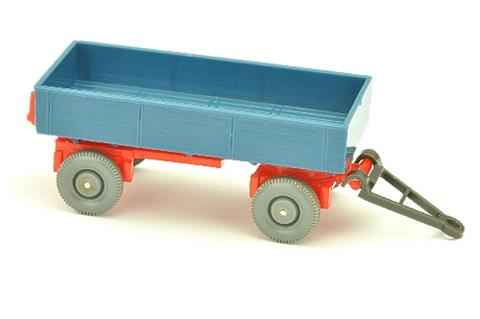 LKW-Anhänger (Typ 5), azurblau/orangerot