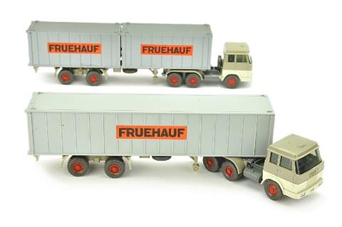 Konvolut 2 Container-LKW "Fruehauf"