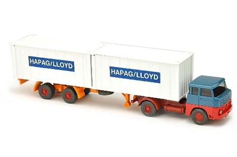Hapag-Lloyd/6B - HS 14, azurblau/rot