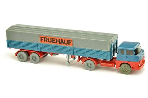 Fruehauf/1 - Pritschen-Sattelzug Henschel HS 14