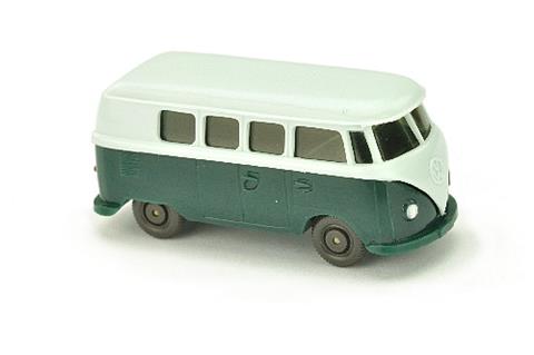 VW T1 Bus (alt), bläulichweiß/blaugrün