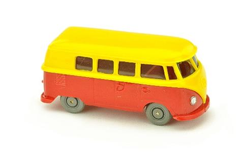 VW T1 Bus (alt), gelb/rot