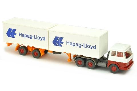 Hapag-Lloyd/7MB - Hanomag, weiß/weinrot