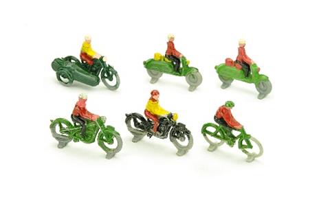 Lego - Konvolut 6 Zweiräder (1.Version)