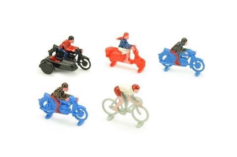 Lego - Konvolut 5 Zweiräder (2.Version)