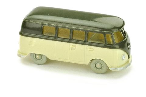 VW T1 Bus, olivgrün/hellgrünbeige