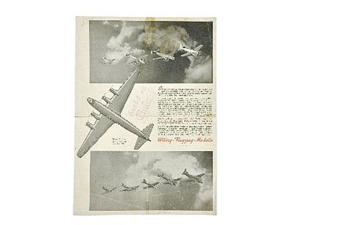 Flugzeug-Preisliste (um 1941)