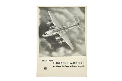 Flugzeug-Preisliste (um 1960)