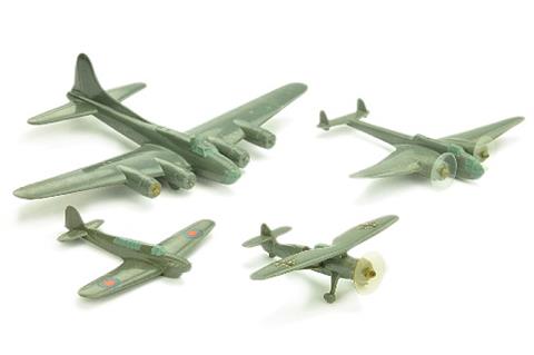 Konvolut 4 Flugzeuge (Vorkrieg, 2.Wahl)
