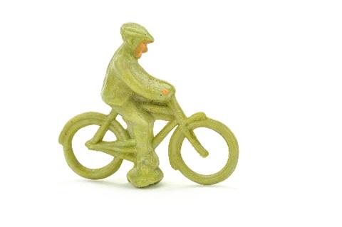 Radfahrer (männlich), ca. lindgrün