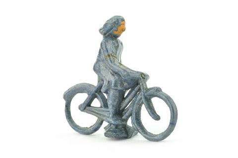 Radfahrer (weiblich), blaumetallic