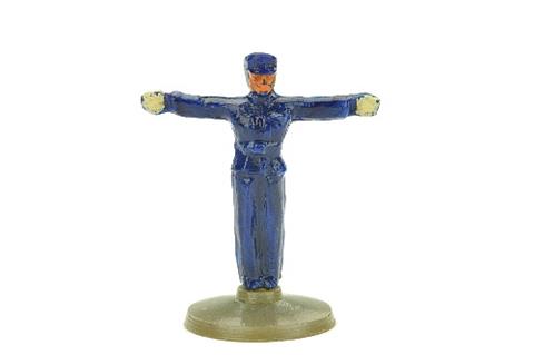 Polizist (Form C), enzianblau