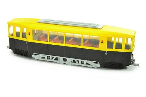 V 57- Straßenbahn-Anhänger, gelb/schwarz