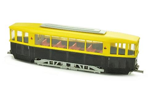 V 57- Straßenbahnanhänger, gelb/schwarz